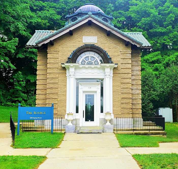 Poland Spring's original Spring House.